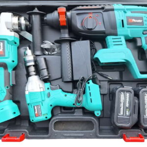 DC21ST  Set cordless (Hammer Drill + Angle grinder + Wrench)